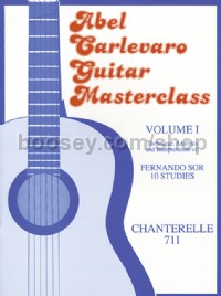 Carlevaro Masterclass: 10 Sor Studies Band 1 (Guitar)